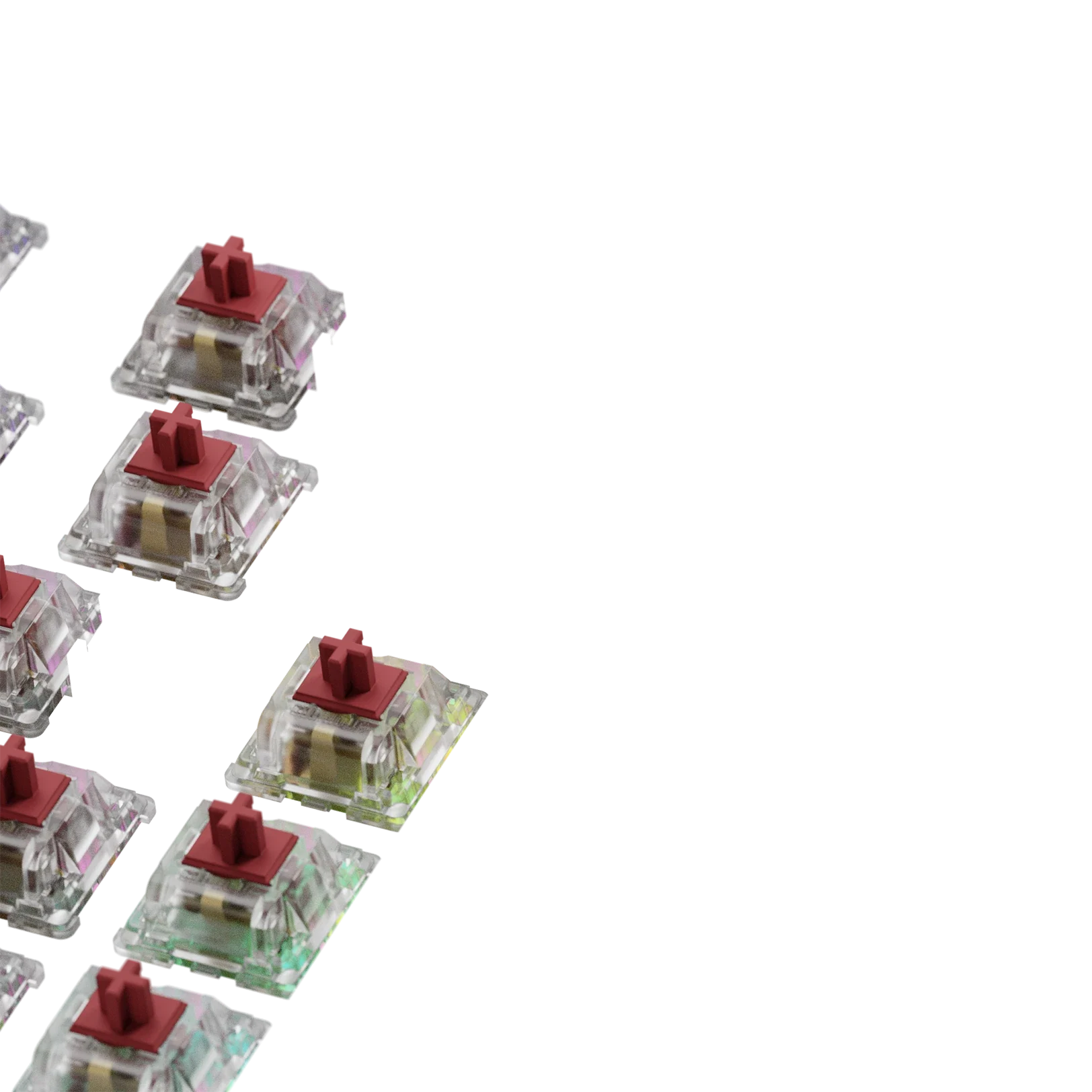 Glorious Fox Heavy MX 65 ANSI Mechanical Keyboard Switches - Perfect for Gaming, Typing & Office Work
