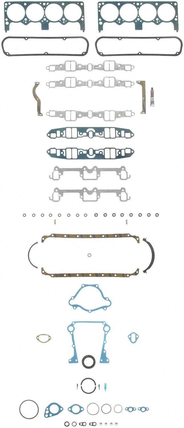 Fel-Pro KS2113 Engine Gasket Set - Complete Seal Kit for Chevy, Ford, Dodge & More - Perfect for Engine Rebuilds & Repairs
