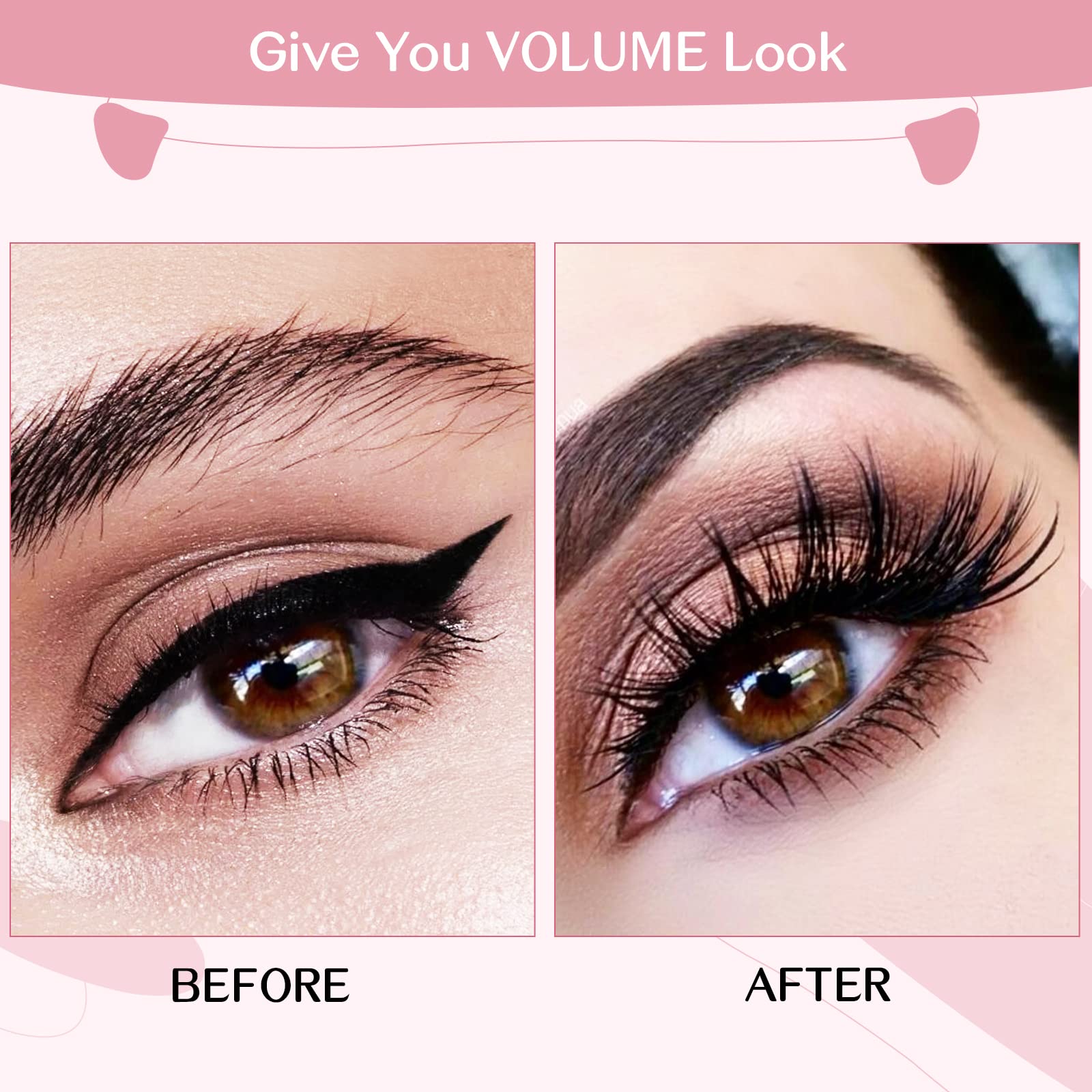 72 Pcs Cluster Lashes - Natural DIY Eyelash Extensions with Super Thin Band, Reusable Soft & Comfortable Individual Lashes (Natural-C-8-16 Mix) for Daily Wear, Special Occasions & Professional Makeup Looks