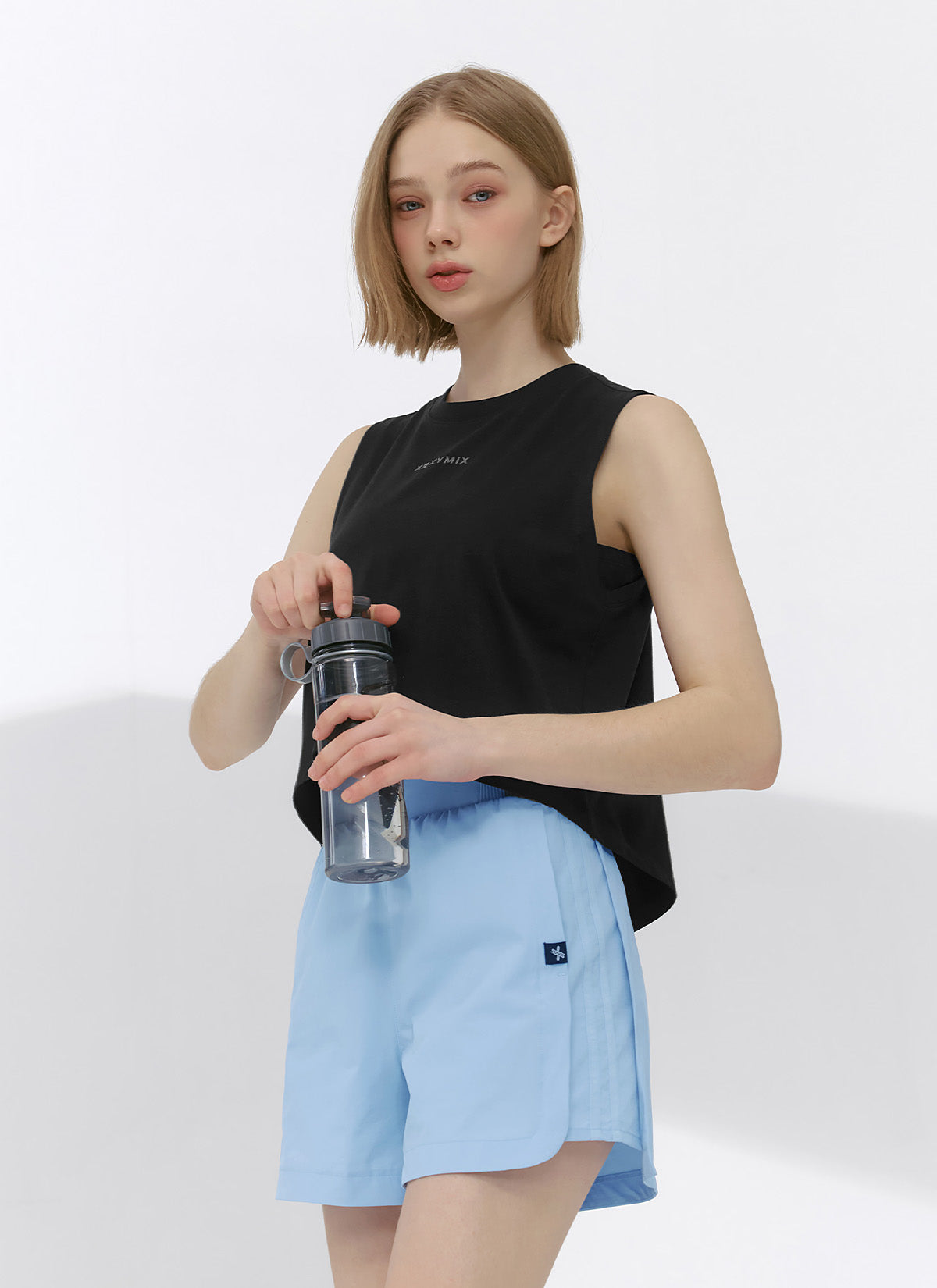 Premium Pima Cotton Back Slit Sleeveless Blouse - Women's Elegant Summer Top for Office, Date Night & Casual Outings