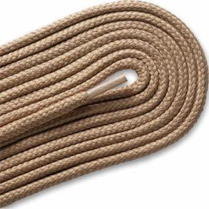 Premium Thick Round Athletic Shoelaces - Tan (2 Pair Pack) | Durable & Non-Slip for Running, Walking & Sports Shoes | Ideal for Sneakers, Trainers & Casual Wear