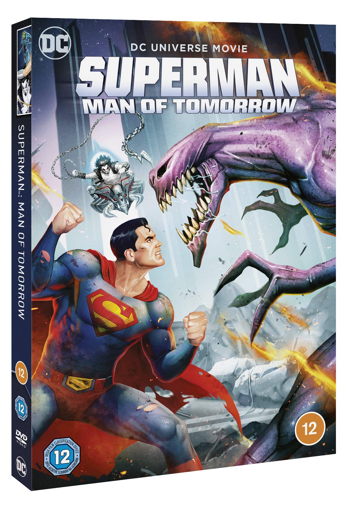 Superman: Man of Tomorrow (2020) DVD - Action Animated Movie, DC Comics Superhero Film - Perfect for Movie Nights & Superhero Fans