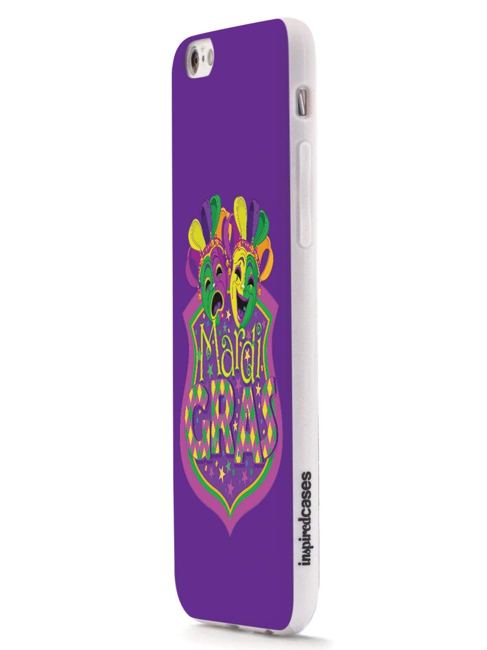 Premium 3D Textured Protective Phone Case for Apple iPhone X/Xs - Mardi Gras Masks Design - Shockproof & Slim Fit - Perfect for Parties, Travel & Everyday Use