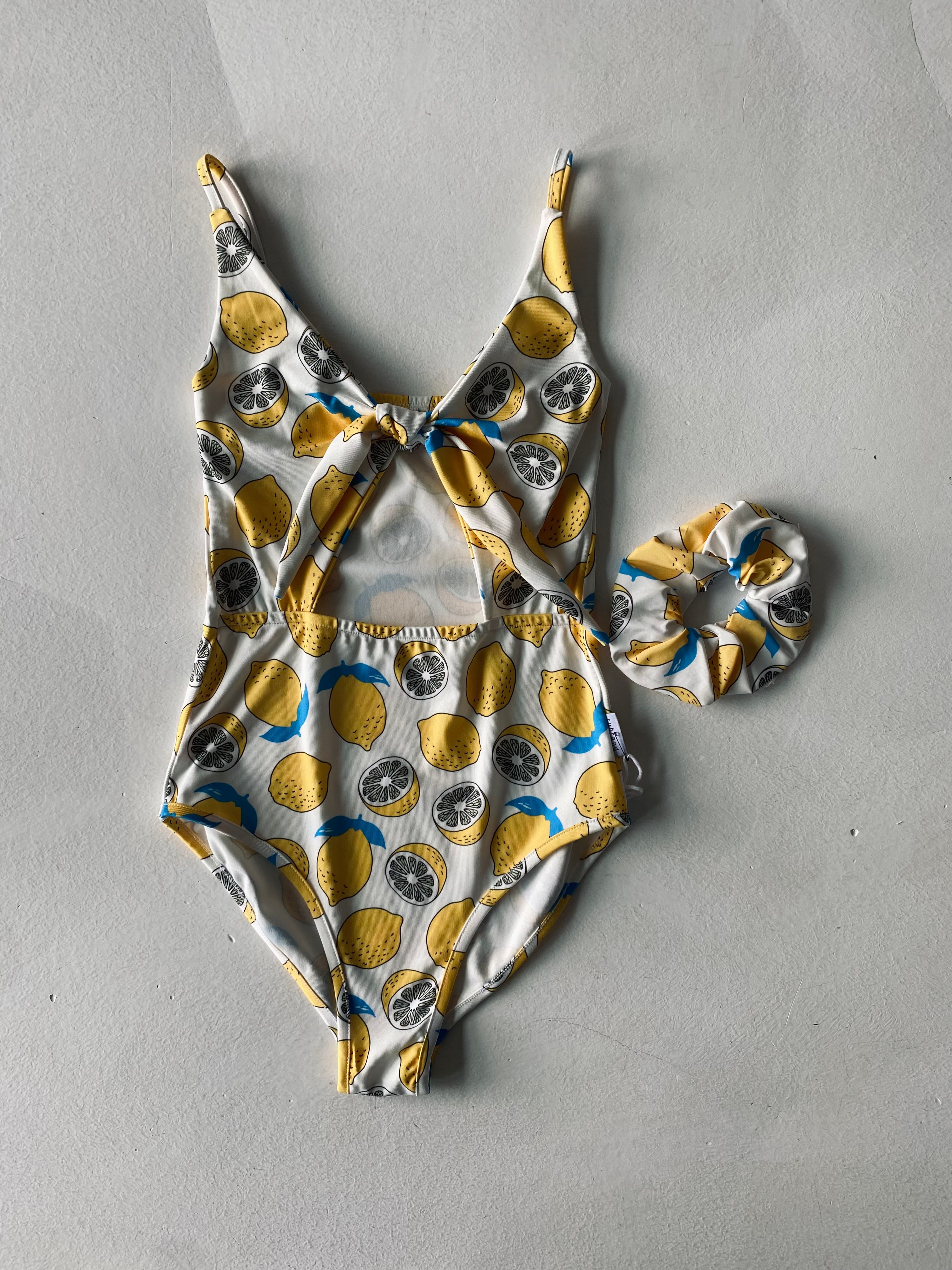 Girls Swimsuit and Hair Clip Set - Cute Bathing Suit for Teens with Matching Hair Accessories - Perfect for Beach, Pool, and Summer Vacations