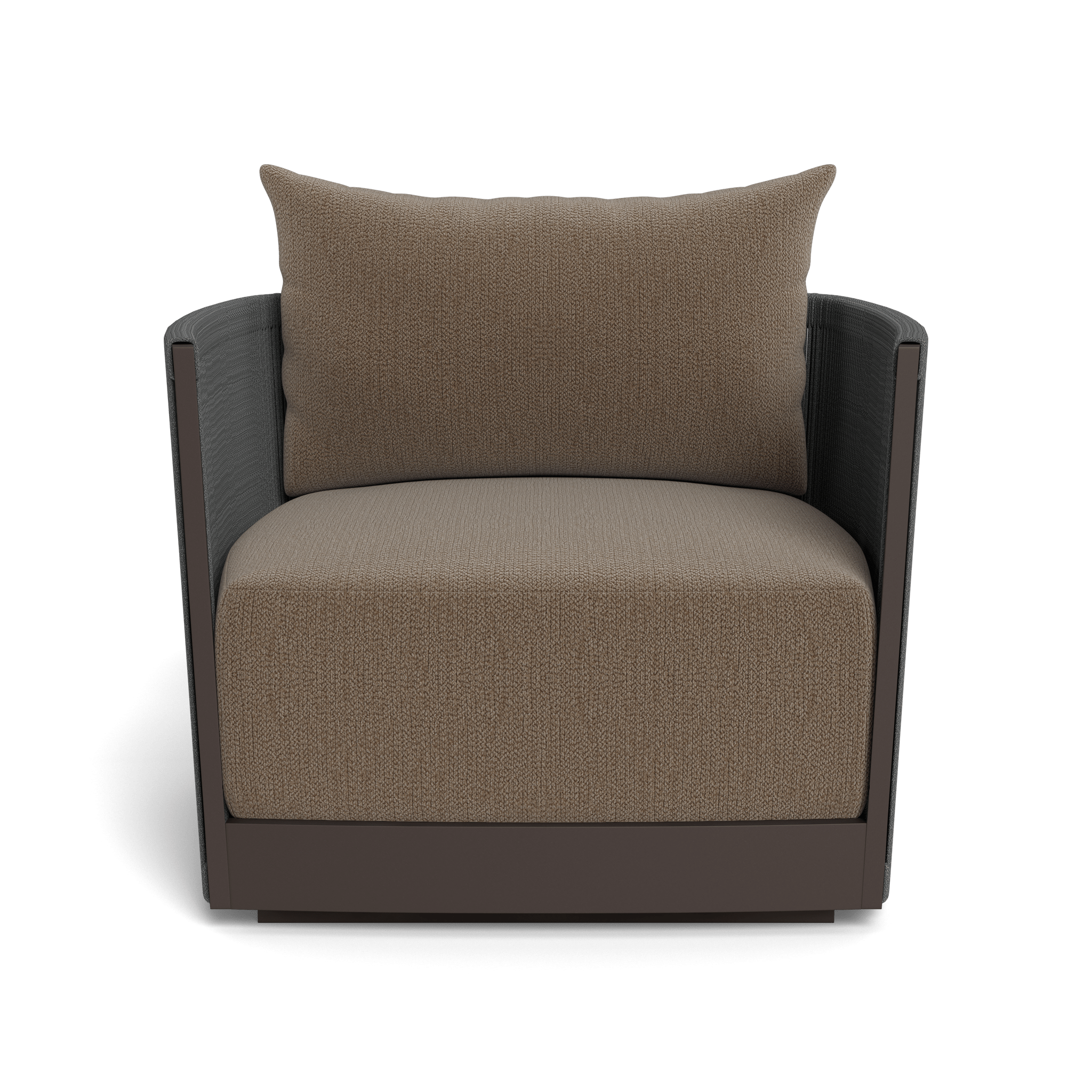 Antigua Swivel Lounge Chair - Modern Patio Furniture for Outdoor Relaxation, Garden, Poolside & Backyard Comfort