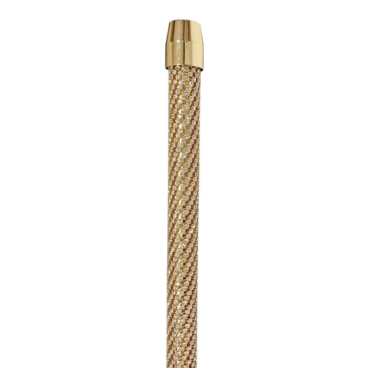 24K Gold Plated Luxury Walking Cane with Thousands of Swarovski Crystals - Elegant Fashion Accessory for Weddings, Parties & Special Occasions