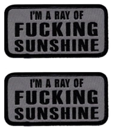 F*cking Sunshine Iron On Sew On Patch (4.0