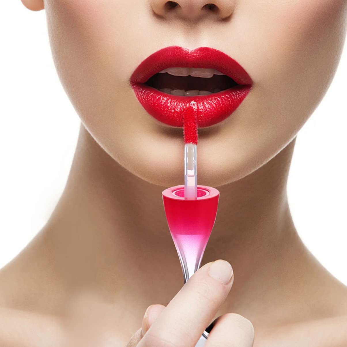 LALAFINA 75PCS Empty Lip Gloss Tubes - Red Wine Cup Design for DIY Lip Gloss, Lip Balm, Lip Glaze - Perfect for Makeup Artists, Beauty Salons & DIY Cosmetics