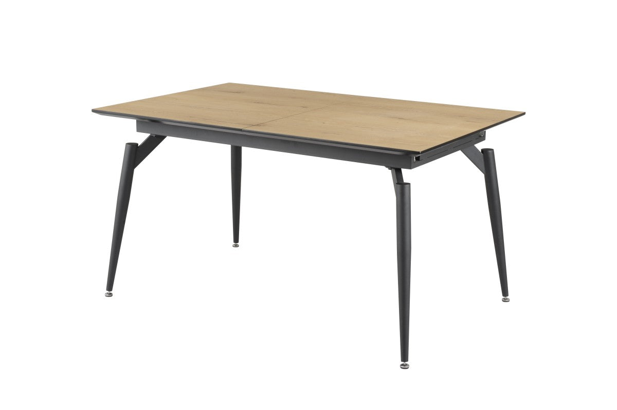 Solid Oak Dining Table - Rustic Farmhouse Style for Kitchen & Dining Room | Durable & Stylish Wooden Table for Family Gatherings & Dinner Parties