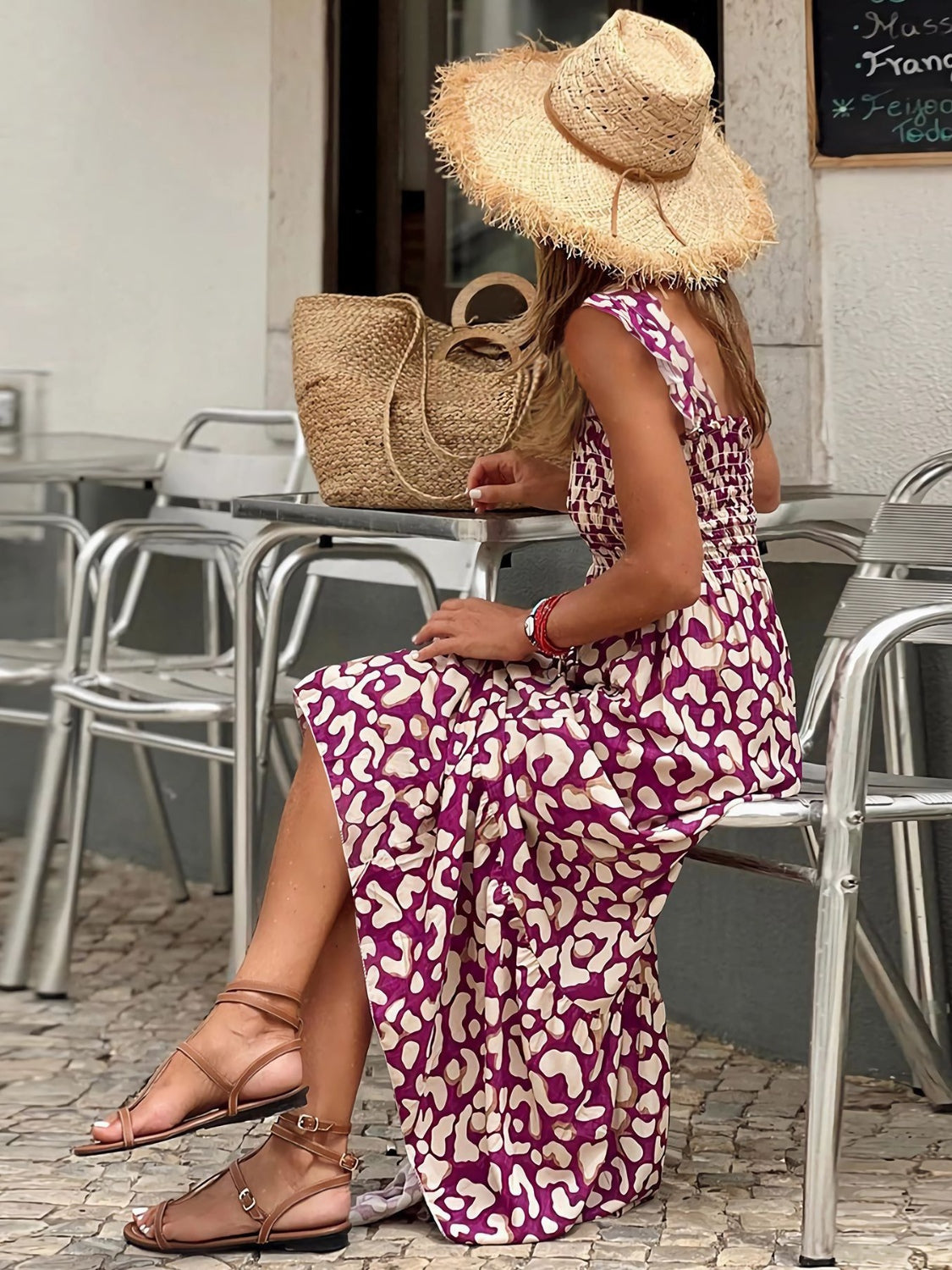 Elegant Summer Maxi Dress for Women - Flowy Beach Dress with Pockets, Boho Chic Sundress - Perfect for Vacations, Beach Outings & Casual Wear