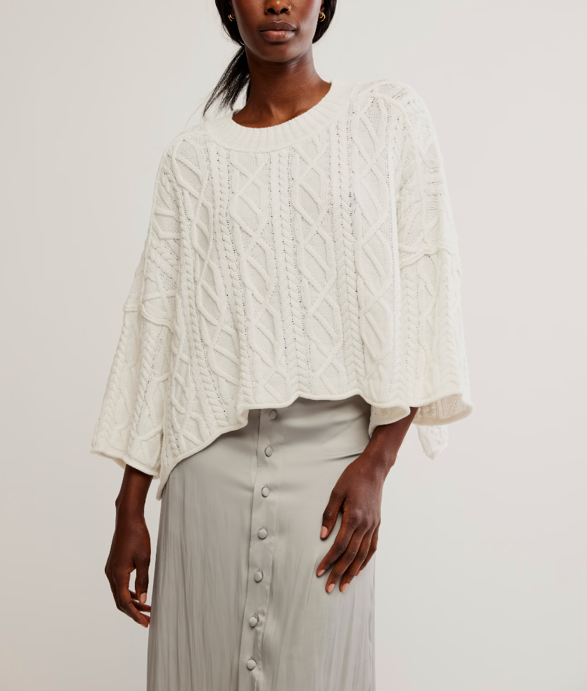Washed Ashore Sweater for Women - Soft & Cozy Knit Pullover - Perfect for Fall & Winter Layering