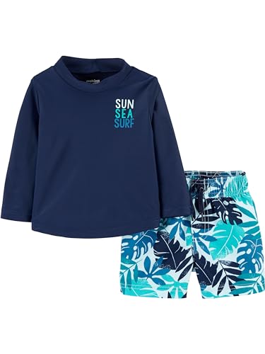 Navy White Tropical