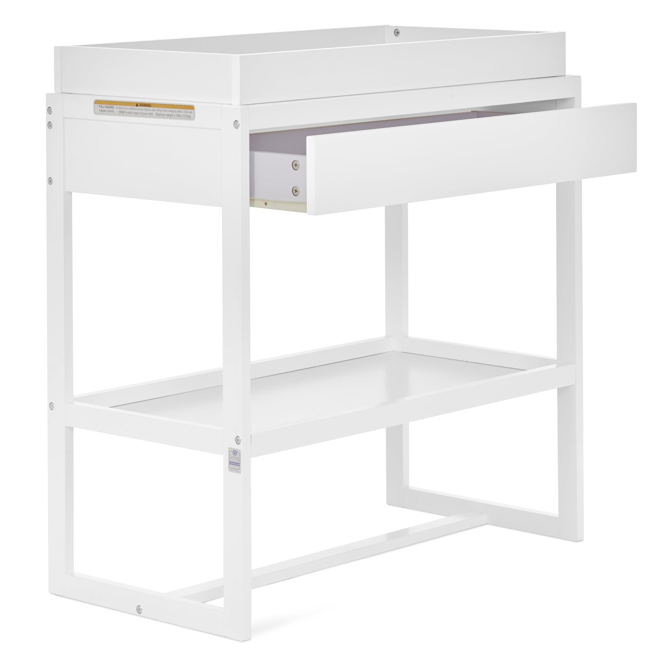 Dream On Me Arlo Changing Table - Baby Dresser & Diaper Station for Nursery Organization | Perfect for Newborns & Toddlers | Safe, Sturdy & Space-Saving Design