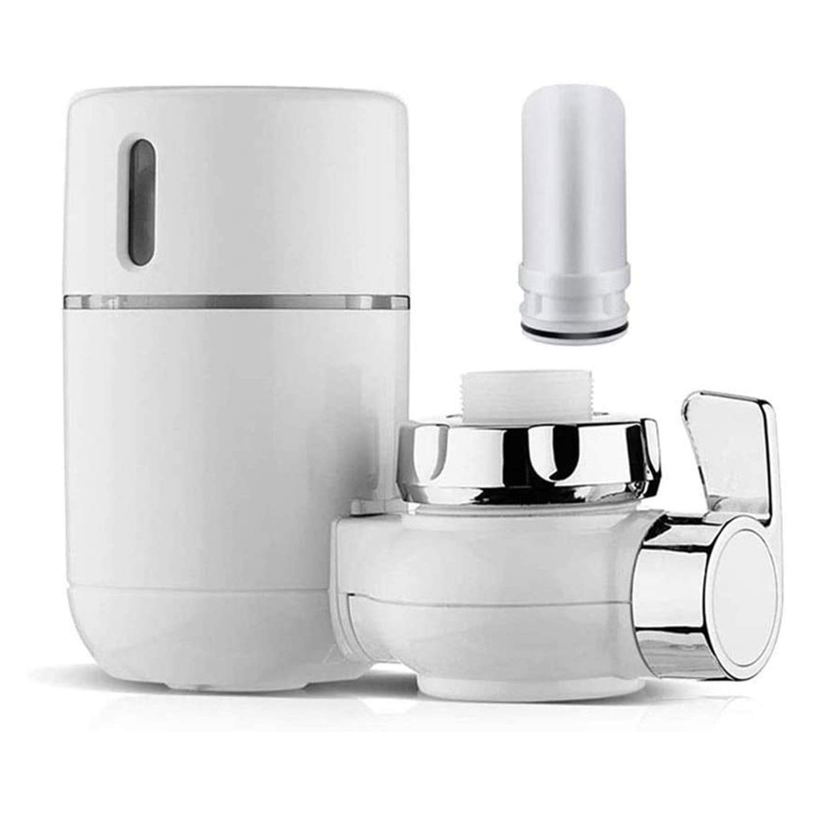HHWKSJ Faucet Water Filter - Removes Chlorine, Lead & Impurities for Clean Drinking Water - Perfect for Kitchen, Bathroom & Outdoor Use