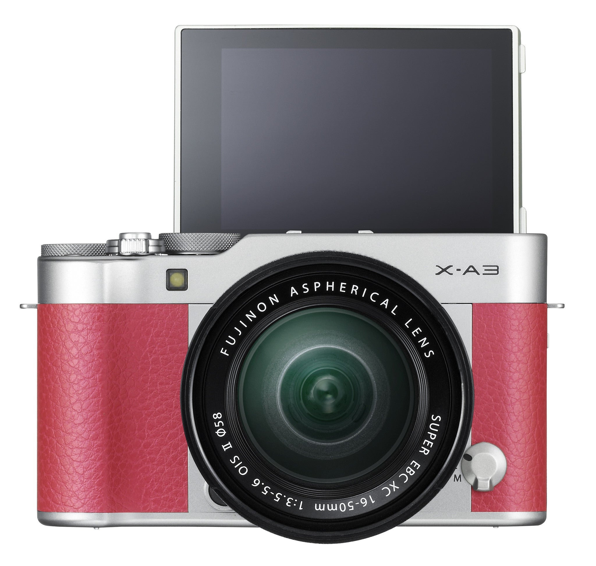 Fujifilm X-A3 Mirrorless Digital Camera with 16-50mm f/3.5-5.6 Lens in Pink - Perfect for Travel, Vlogging & Street Photography