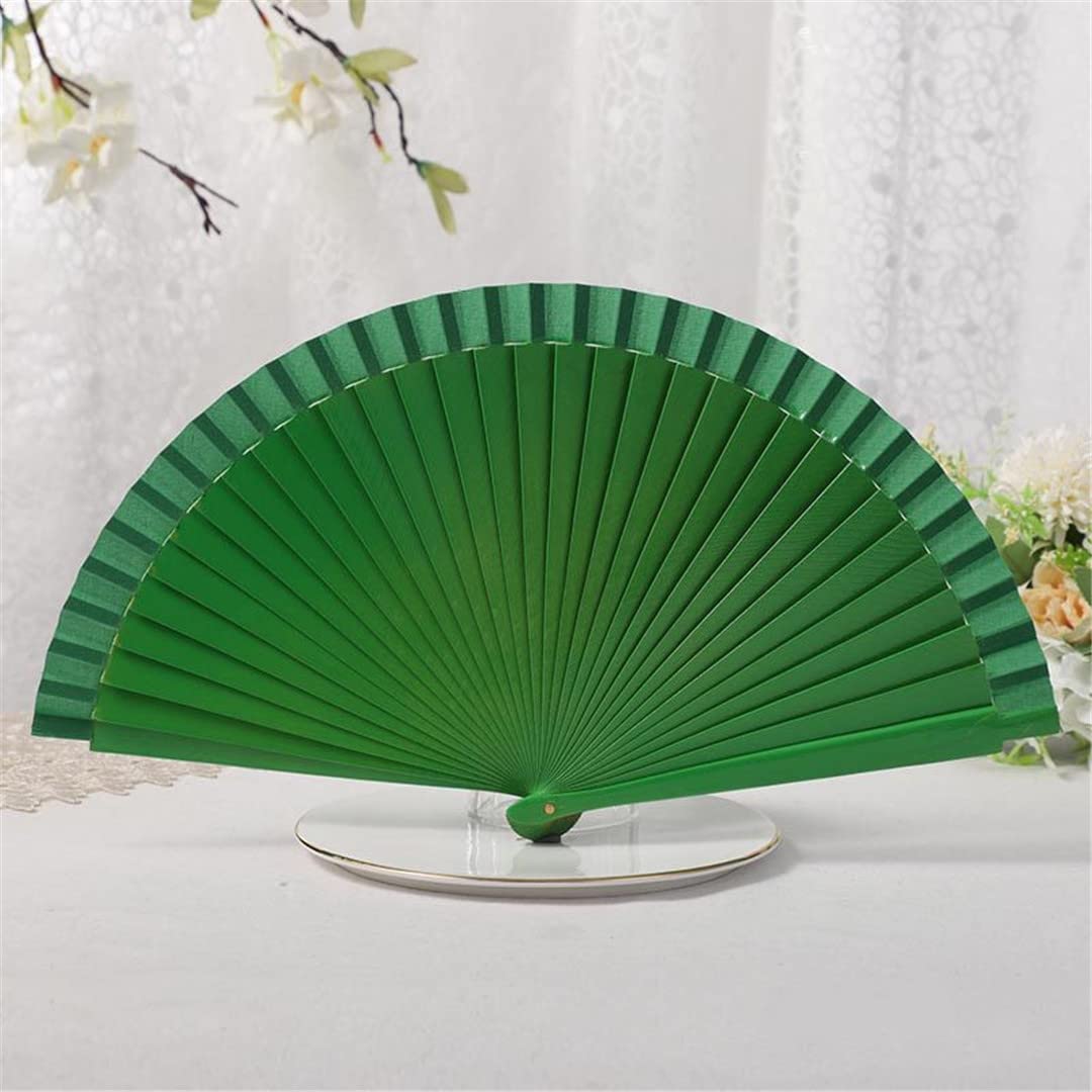 Hand-Painted Spanish Dance Performance Wooden Folding Fan - Traditional Flamenco Wedding Accessory for Brides, Performers & Cultural Events