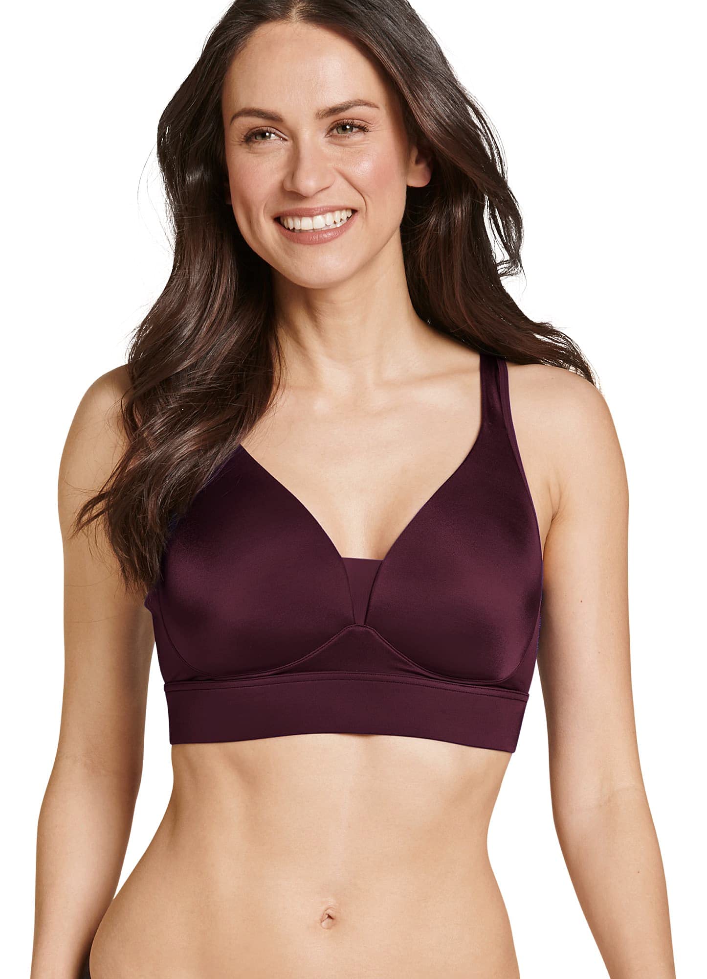Jockey Women's Forever Fit V-Neck Molded Cup Bra - Comfortable Underwire Support for Everyday Wear | Perfect for Work, Yoga & Lounge