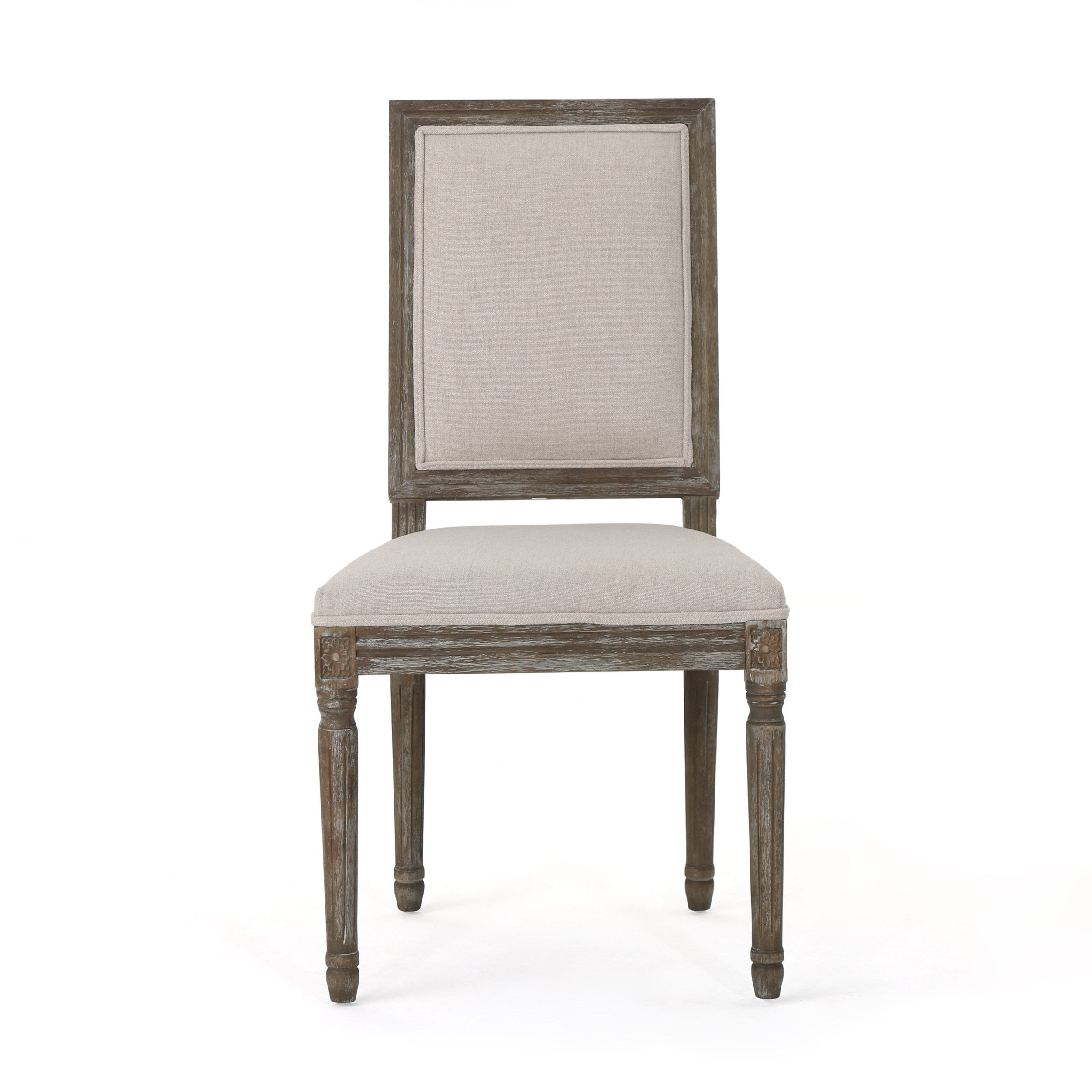 Modern Dining Chair Set of 1 - Sturdy Wooden Kitchen Chair with Cushion - Comfortable & Stylish for Home, Restaurant, or Office Use