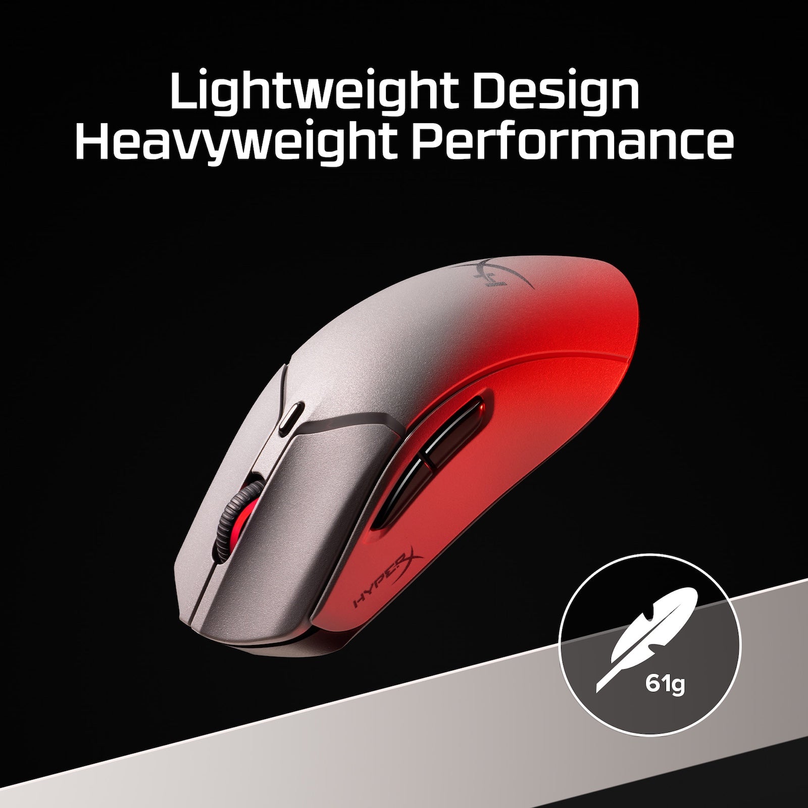 HyperX Pulsefire Haste 2 Pro 4K Wireless Gaming Mouse - Lightweight Ergonomic Design for FPS, MOBA & Esports - Perfect for Competitive Gaming & Professional Streamers