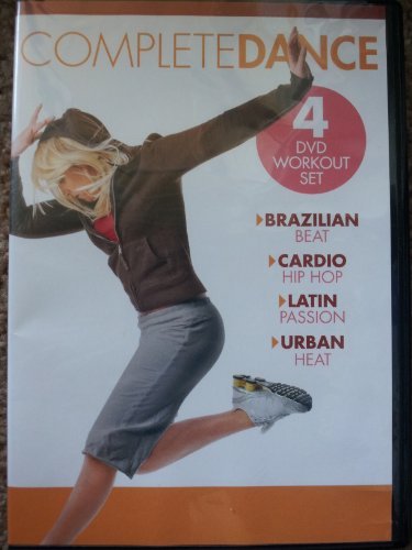 Complete Dance 4 DVD Workout Set - Brazilian Beat, Cardio Hip Hop, Latin Passion & Urban Heat | Home Fitness, Dance Exercise & Weight Loss Workout DVDs for Women & Men | Perfect for Dance Classes, Home Workouts & Cardio Training