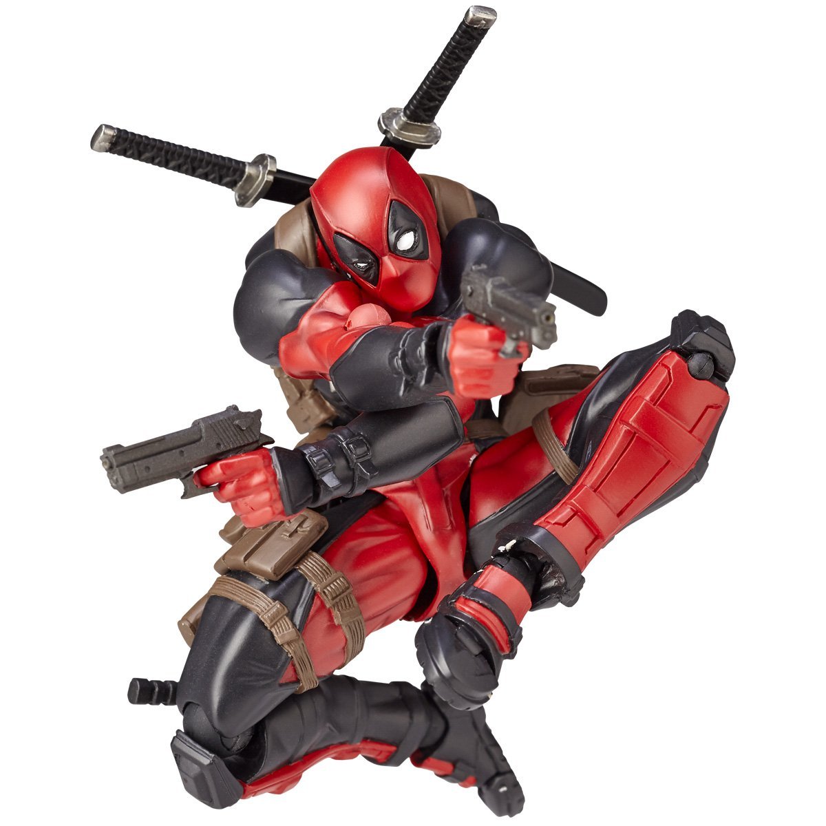 Amazing Yamaguchi Revoltech No. 001 Deadpool Action Figure - Highly Articulated Collectible Toy for Marvel Fans | Perfect for Display, Photography & Cosplay Inspiration