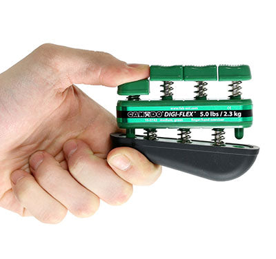 CanDo Digi Flex Hand and Finger Exercise System - Improve Grip Strength & Flexibility for Arthritis, Rehabilitation & Musicians - Perfect for Physical Therapy & Home Workouts
