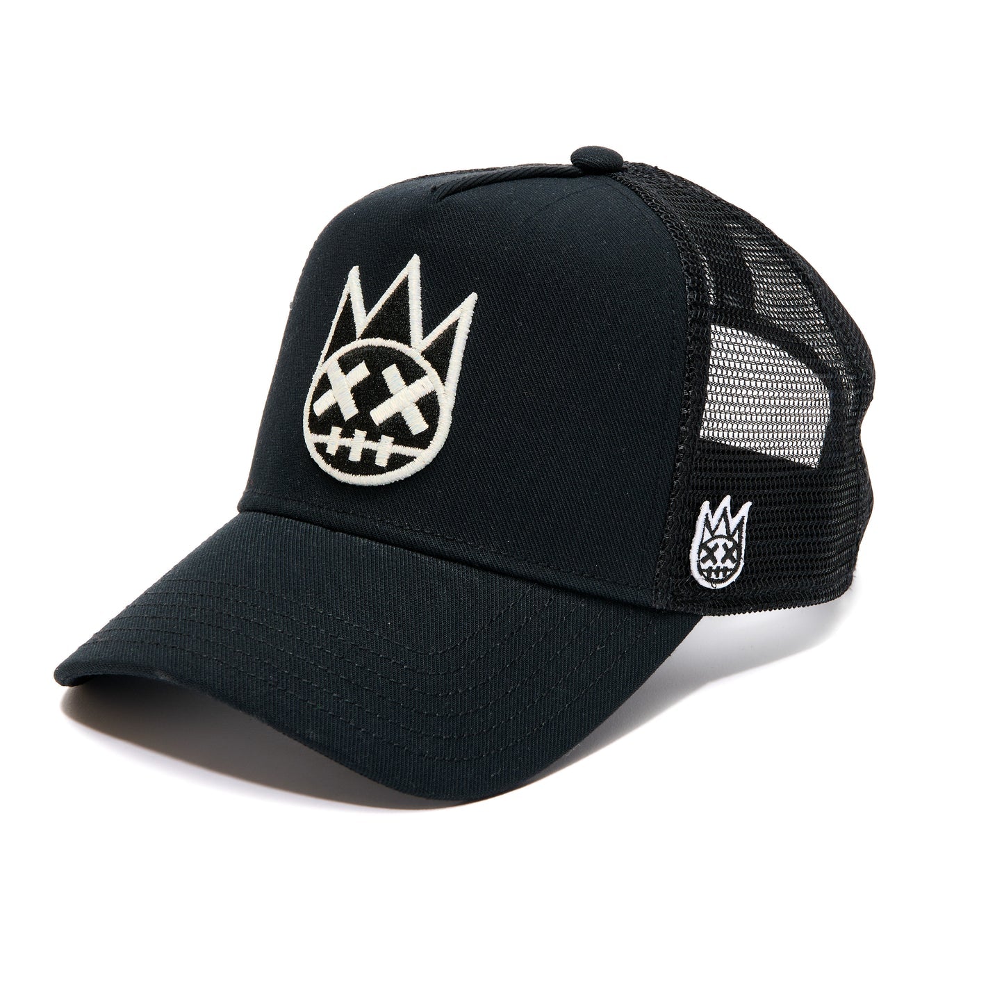Glow in the Dark Shimuchan Logo Trucker Hat - CULT OF INDIVIDUALITY Unisex Adjustable Snapback Cap for Night Events, Raves & Streetwear Fashion
