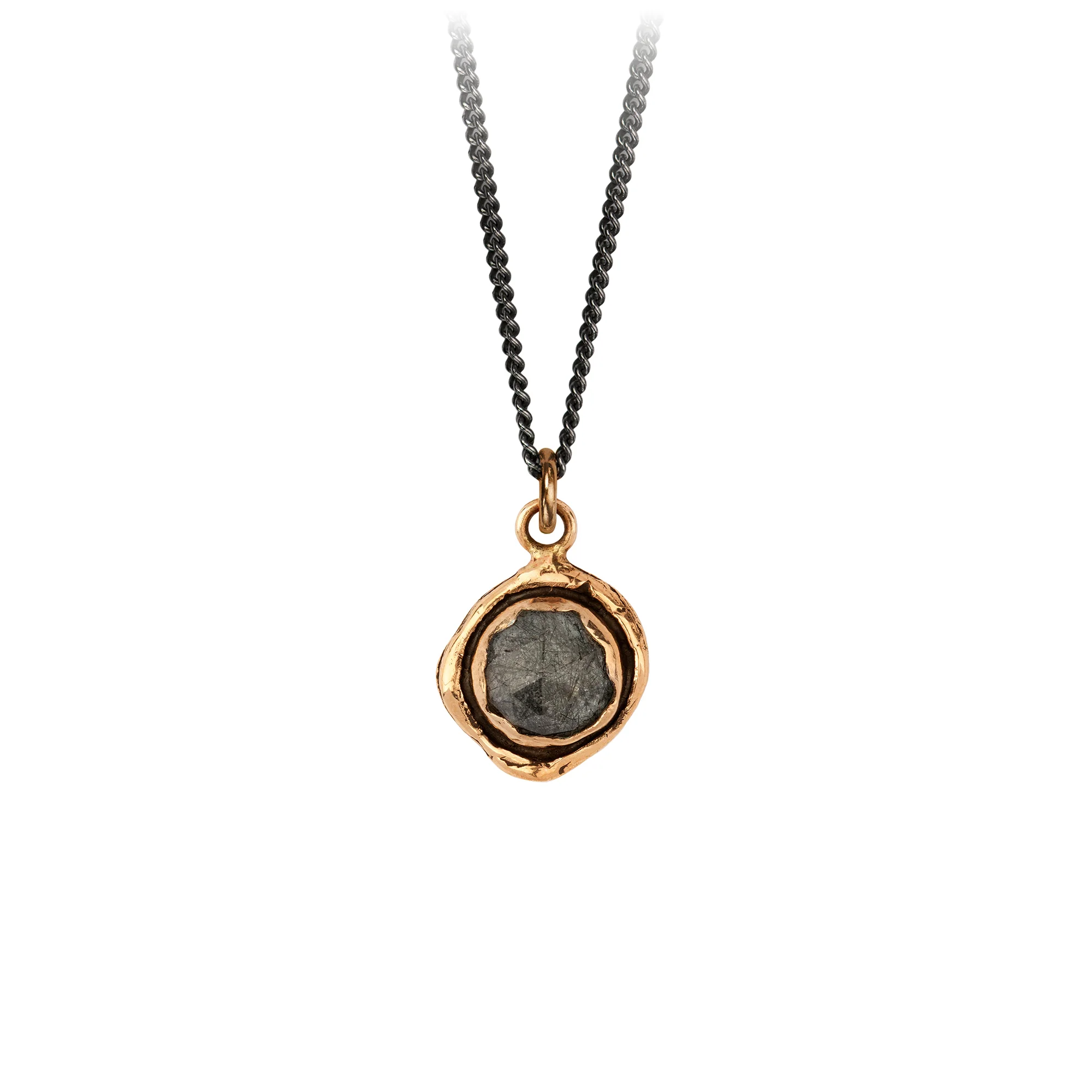 Faceted Stone Talisman Necklace - Natural Gemstone Pendant for Protection & Good Luck - Perfect for Spiritual Healing, Meditation & Energy Balancing