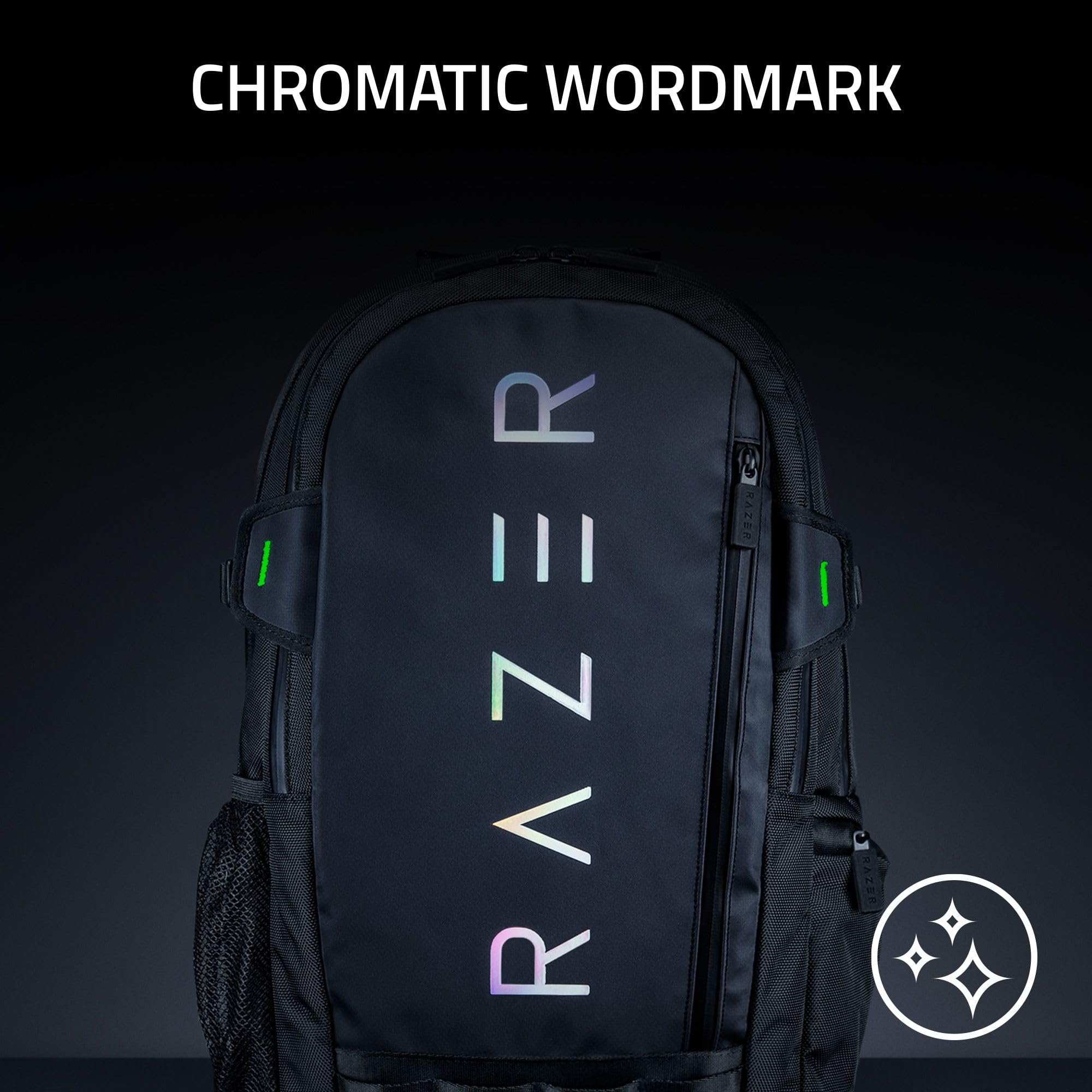 Razer Rogue v3 16-Inch Gaming Laptop Backpack - Waterproof & Durable Travel Computer Bag for Gamers - Fits 16