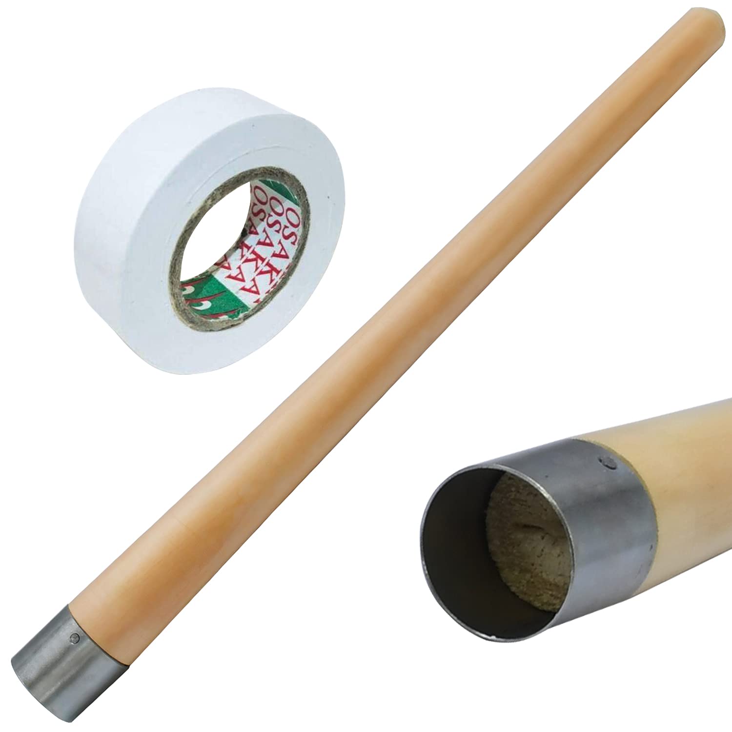 Premium Cricket Bat Handle Grip Cone with White Tape Ball - Professional Grip Enhancer for Cricket Bats | Perfect for Training, Matches & Improved Bat Control