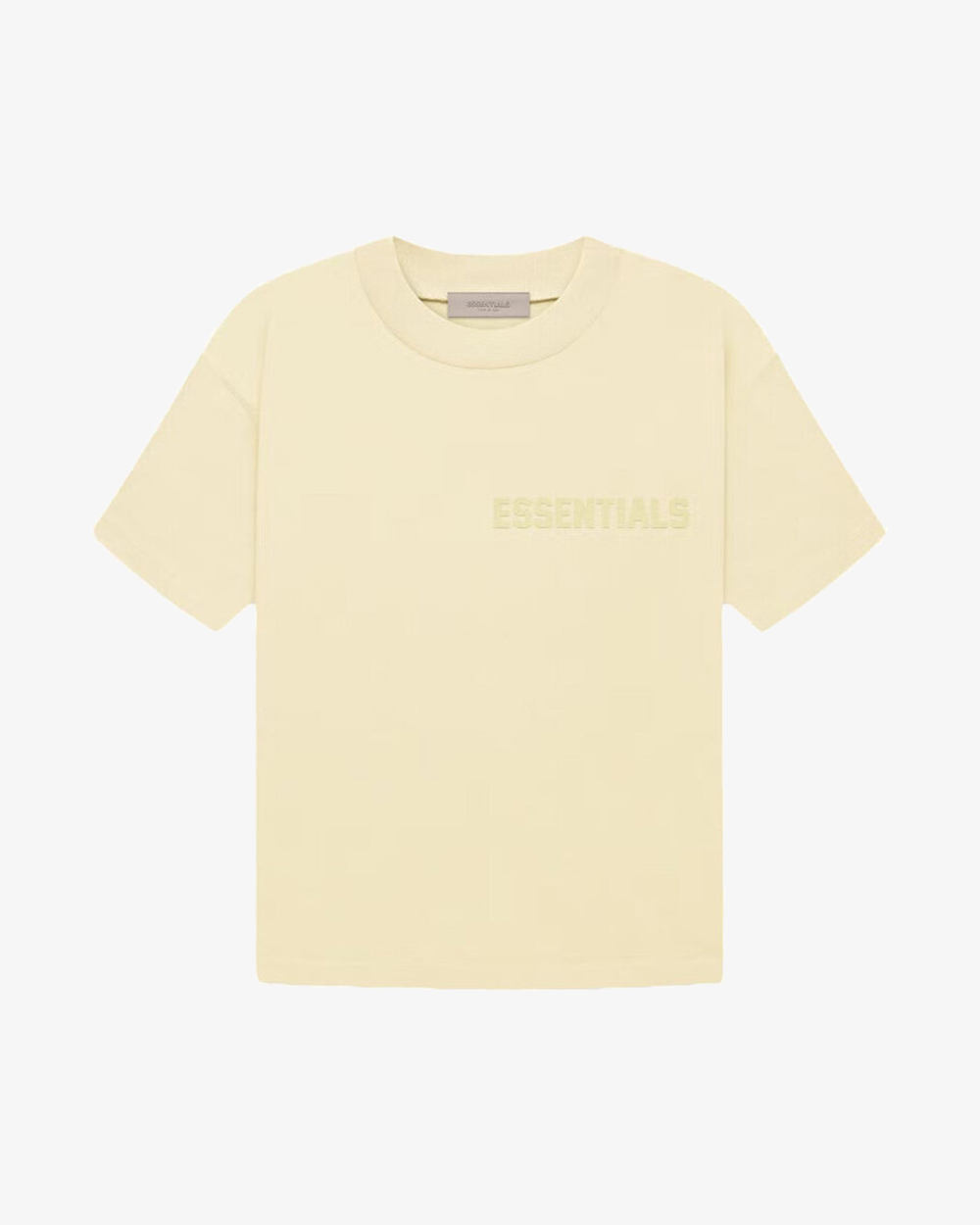 Fear of God Essentials FW22 Canary Yellow T-Shirt - Men's Casual Streetwear Tee for Everyday Wear & Urban Fashion