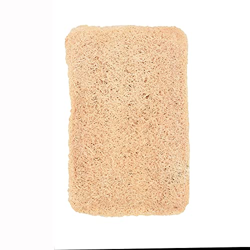 HealthDr Organic Loofah Sponge 3-Pack | Natural Square Body Scrubber for Men & Women | Exfoliating Bath & Shower Sponge for Soft Skin | Eco-Friendly Exfoliator for Daily Skincare Routine