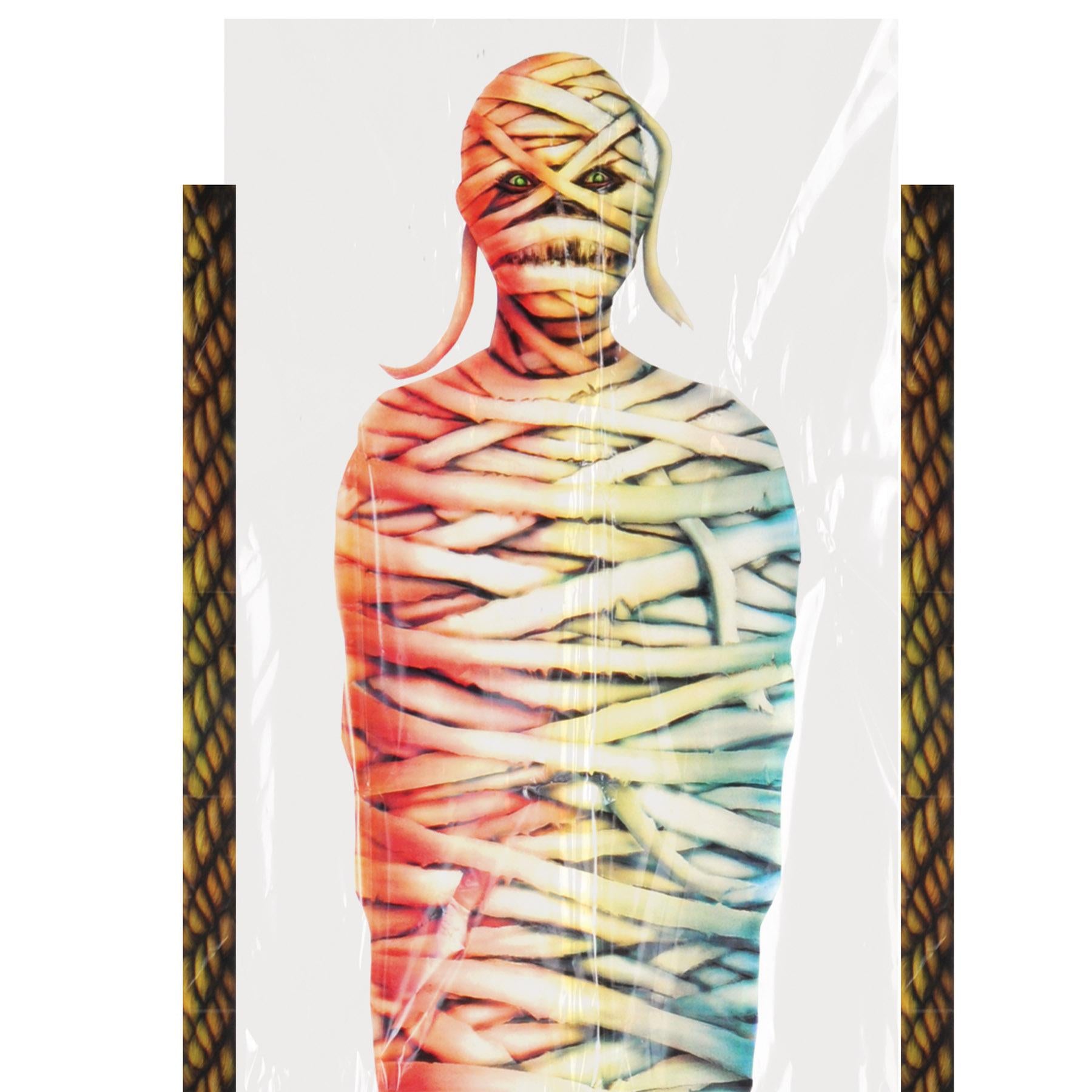 12 Pack Beistle Halloween Mummy Tree Wrap Decoration - Spooky Outdoor & Indoor Decor for Halloween Party, Yard, Porch, and Haunted House
