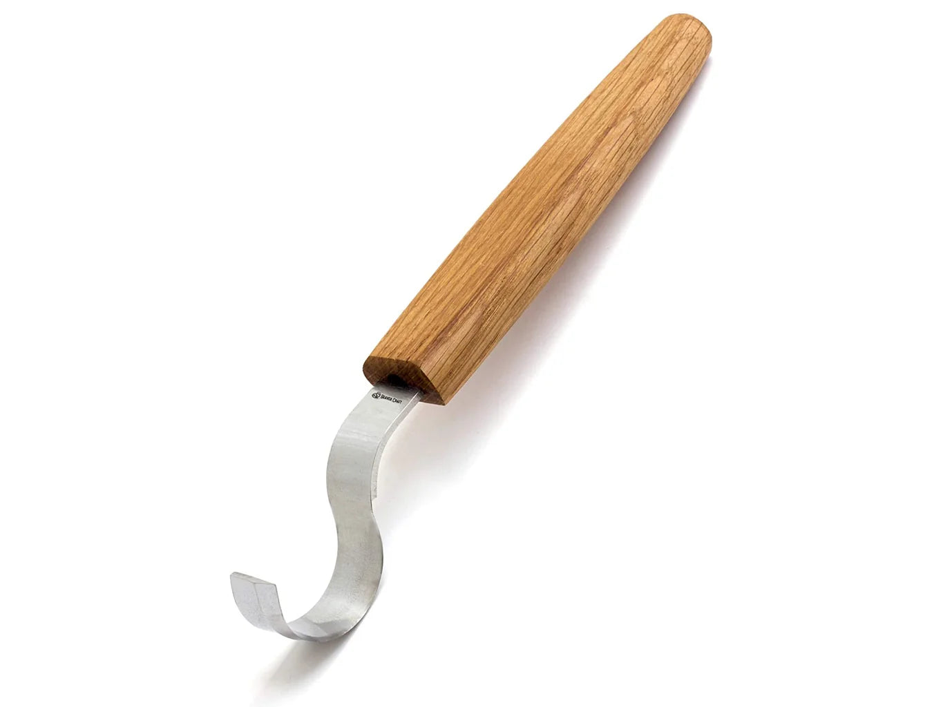 BeaverCraft SK2 Oak Right-Handed Spoon Carving Knife - 30mm Blade with Comfortable Oak Handle - Perfect for Woodworking, Whittling & DIY Crafts