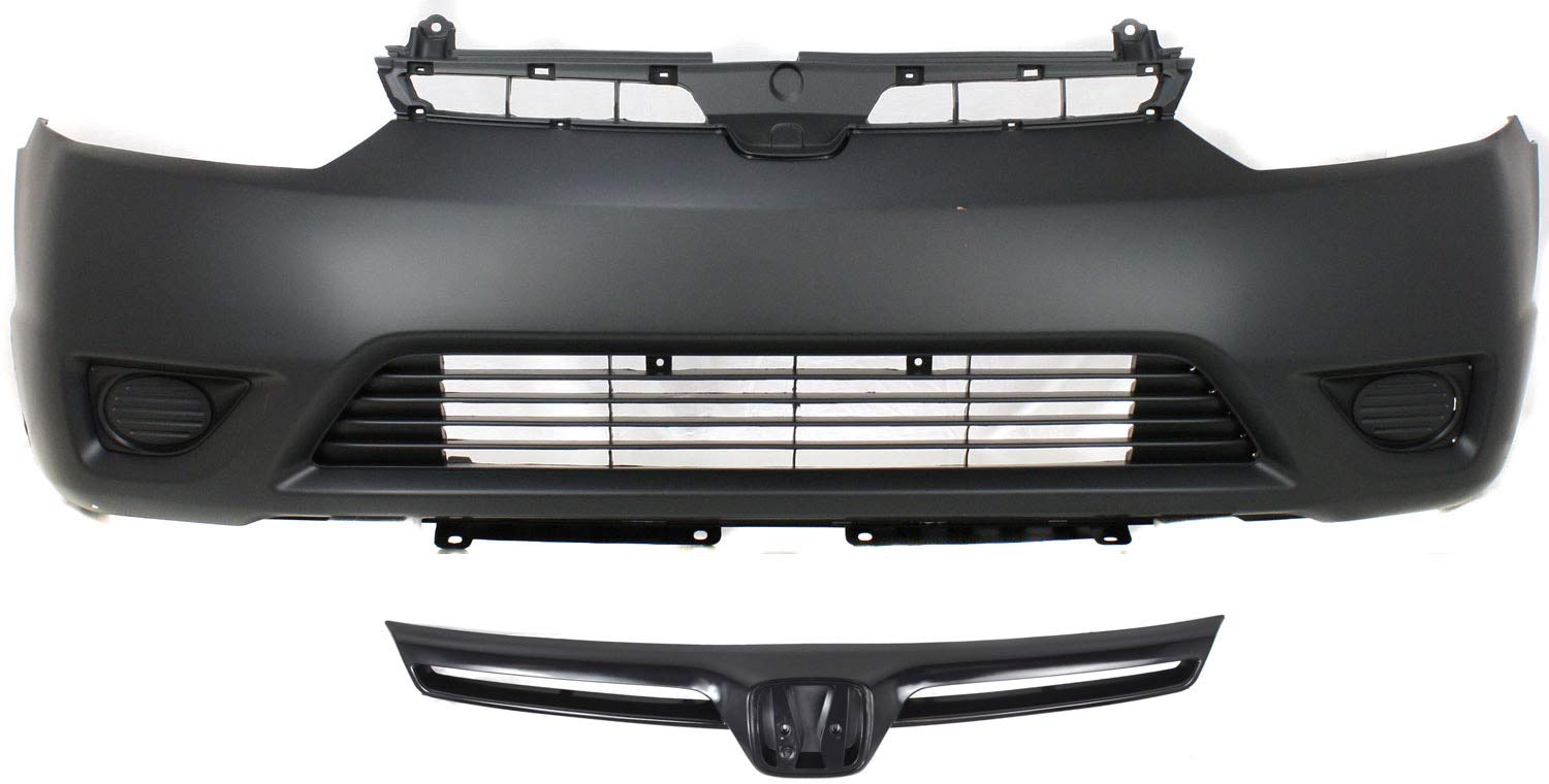Evan Fischer Bumper Cover Kit for 2006-2008 Honda Civic Coupe | CAPA Certified | Easy Installation