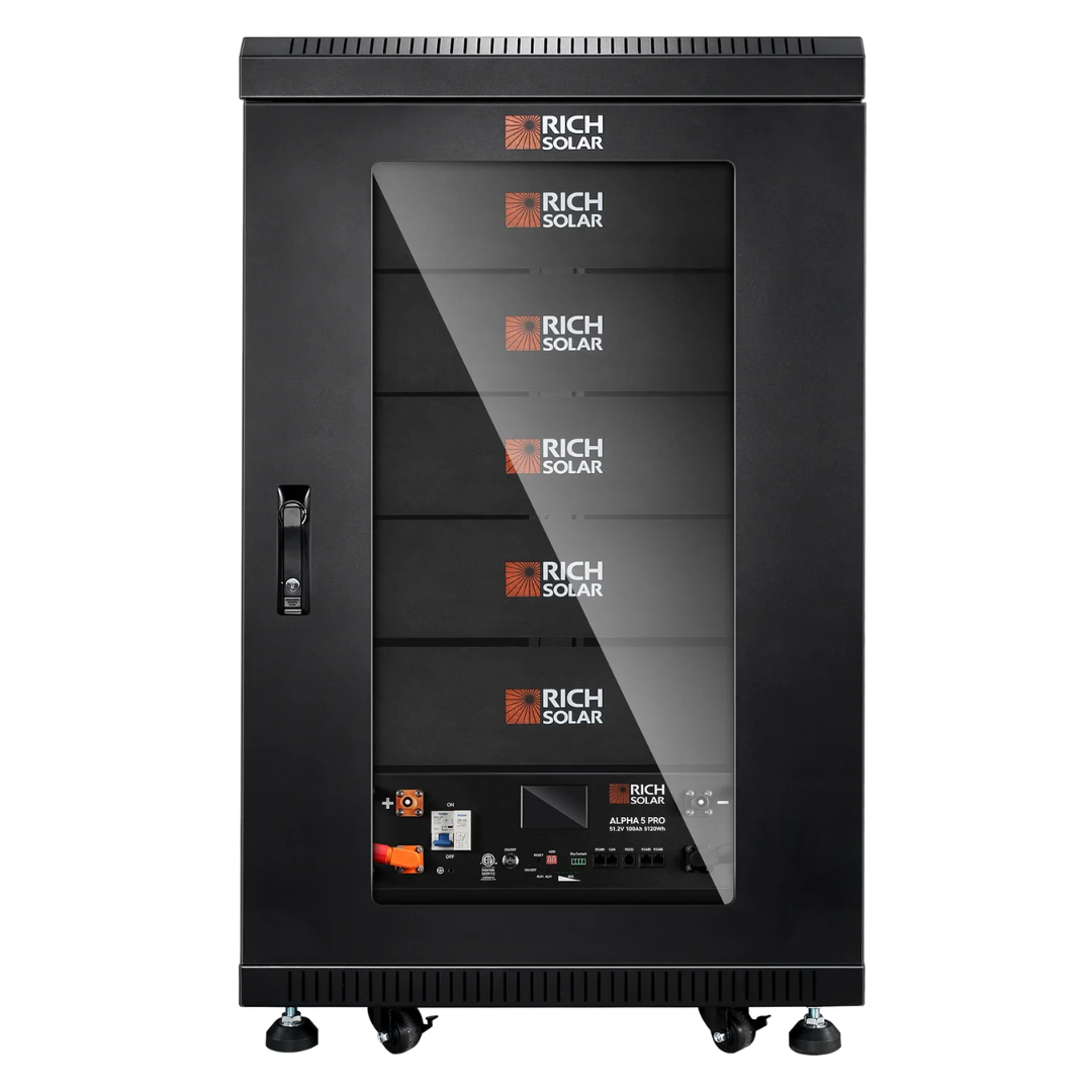 48V Solar Power Kit with 10.24kWh/15.36kWh Battery Bank, 6kW 120V/240V Hybrid Inverter & 400W Solar Panels - Complete Off-Grid Power Solution for Homes, Cabins, RVs and Emergency Backup