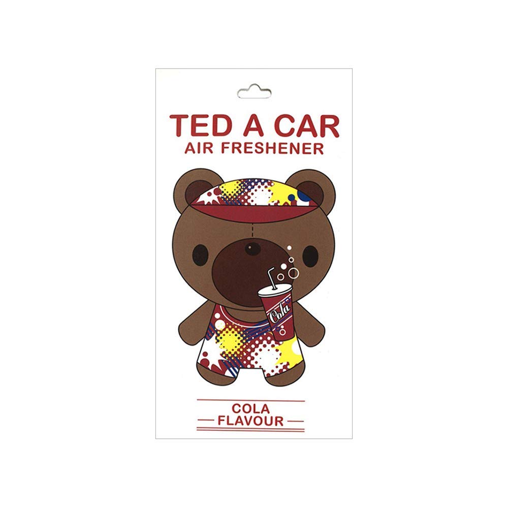 Air Freshener for Car, Bedroom & Office - Hanging Cute Perfume & Fragrance Diffuser [Cola Scent] | Eliminate Odors & Freshen Air in Vehicles, Homes & Workspaces
