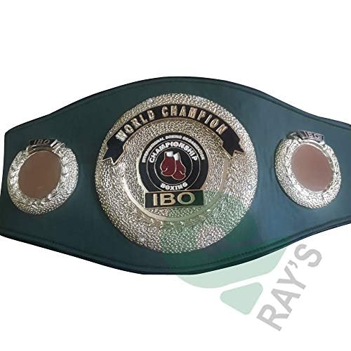 RAY'S IBO Boxing World Championship Replica Belt - Authentic Adult Size Boxing Title Belt for Collectors & Fans - Perfect for Display, Cosplay & Sports Memorabilia