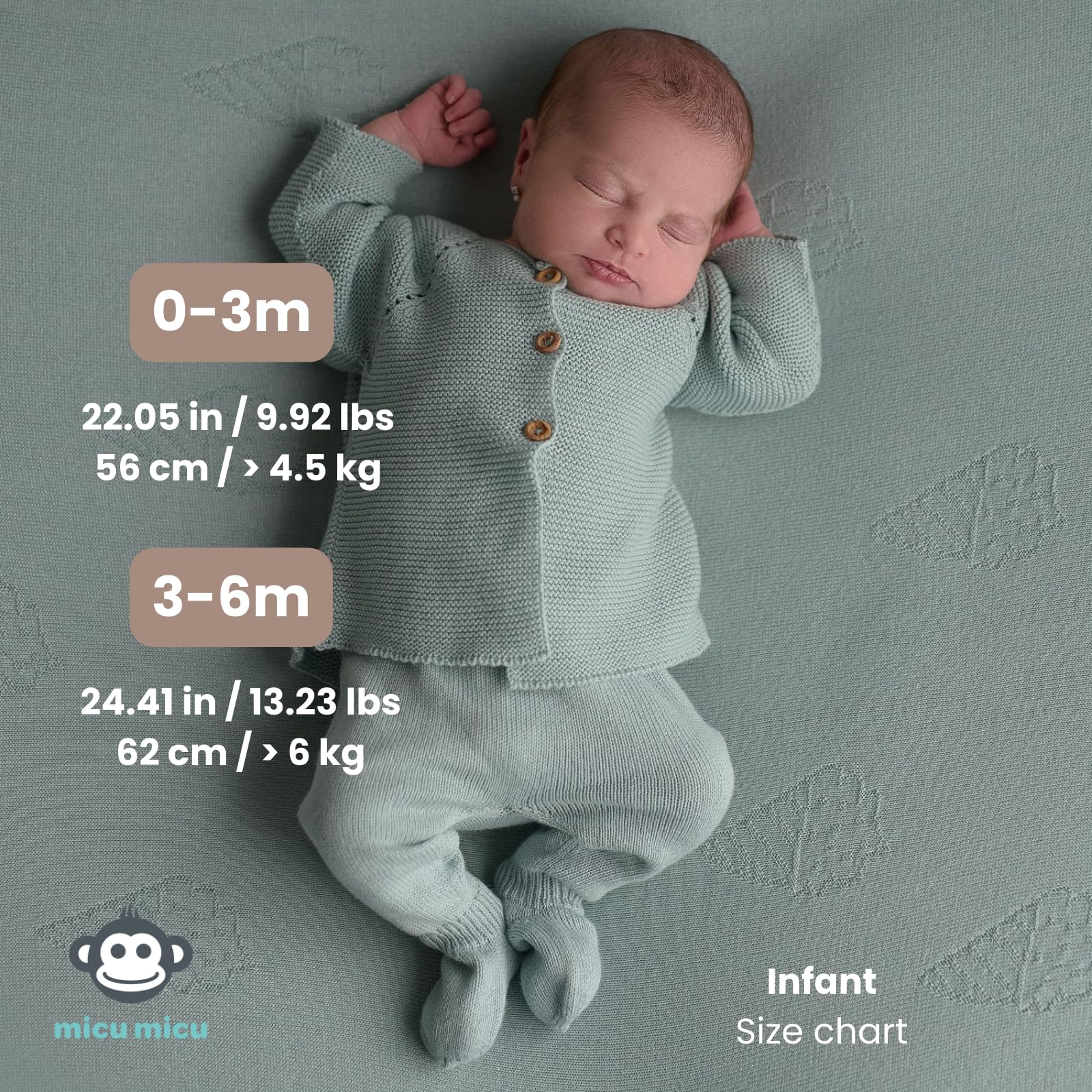 Organic Cotton Baby Clothes for Newborns - Soft, Breathable & Seamless Knit Outfits for Boys & Girls | Perfect for Everyday Wear, Photo Shoots & Gifts