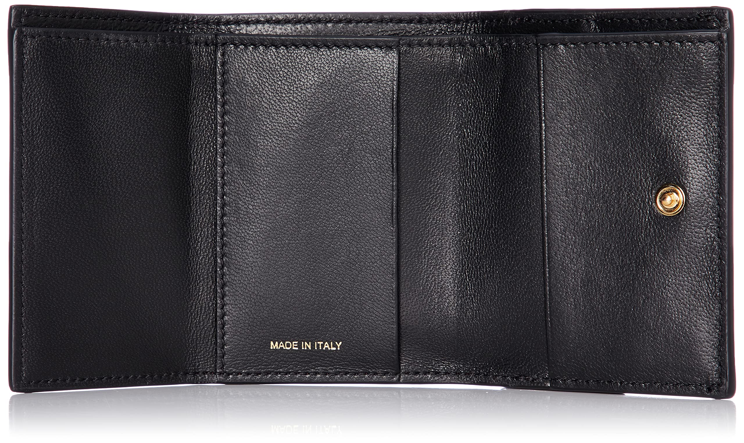 MARNI Women's Trifold Wallet - Genuine Leather Compact Wallet for Women - Perfect for Everyday Use, Travel & Gift Giving