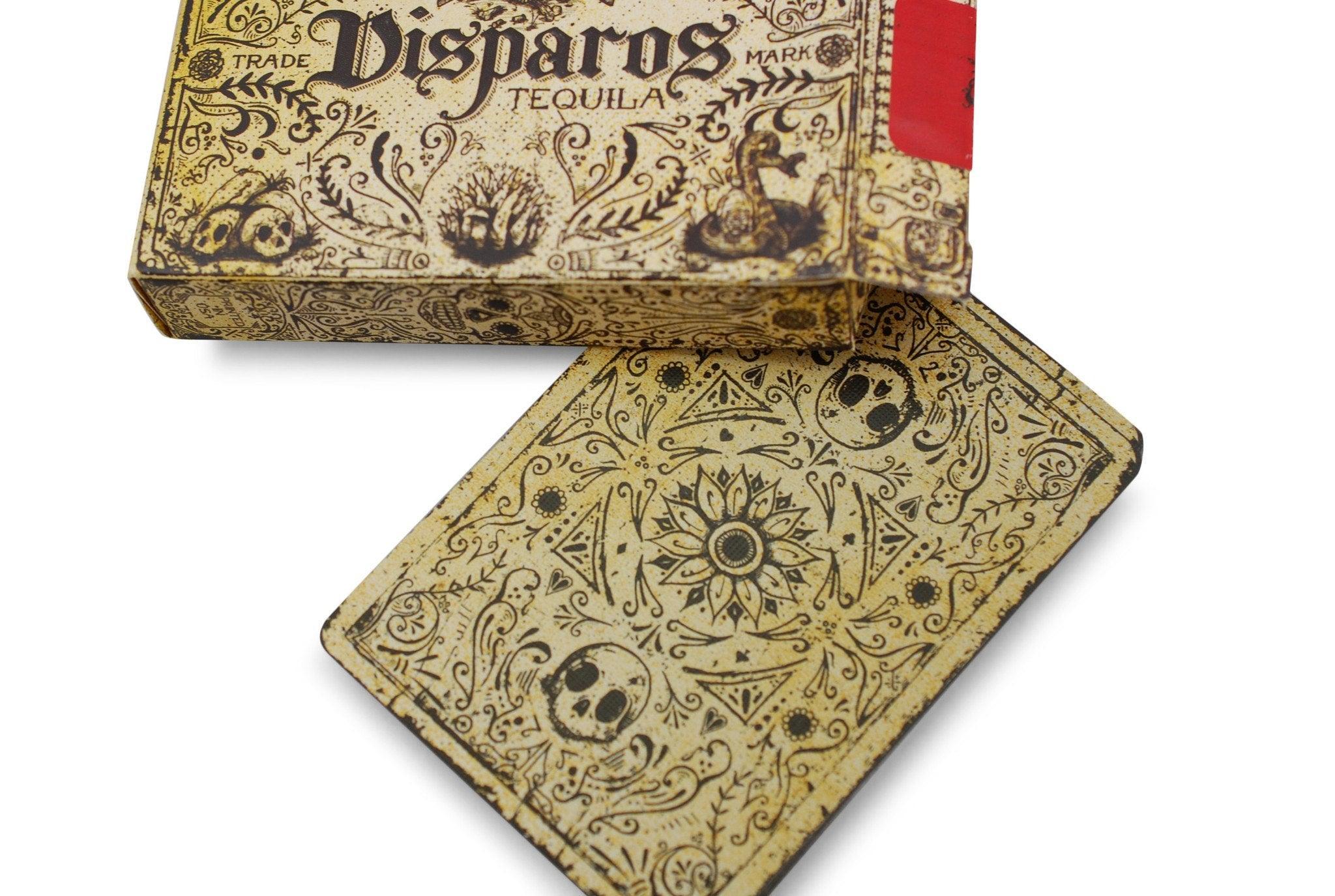 Premium Disparos Tequila Themed Playing Cards - 52 Poker Deck with Unique Mexican Design - Perfect for Parties, Game Nights & Collectors
