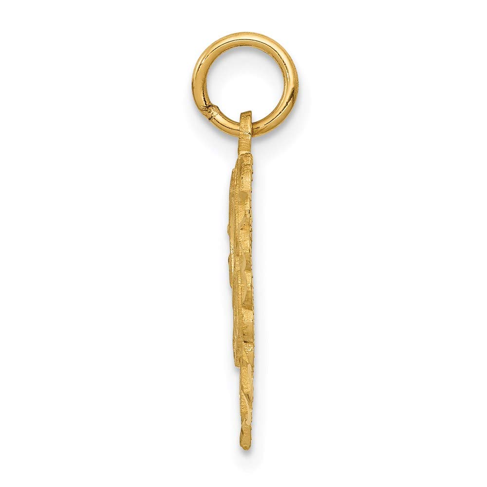 14k Yellow Gold Initial 