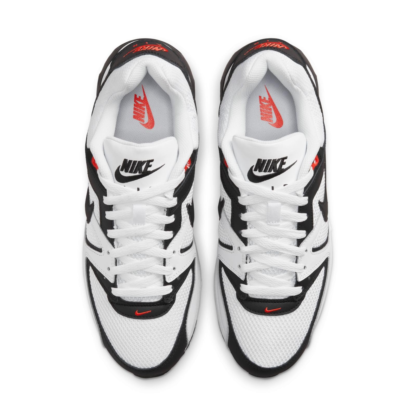 Nike Air Max Command Men's Running Shoes - Size 11.5 UK (White/Black/Max Orange) | Comfortable Athletic Sneakers for Jogging, Gym & Casual Wear