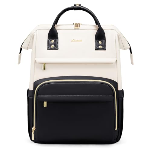 Beige White - Black