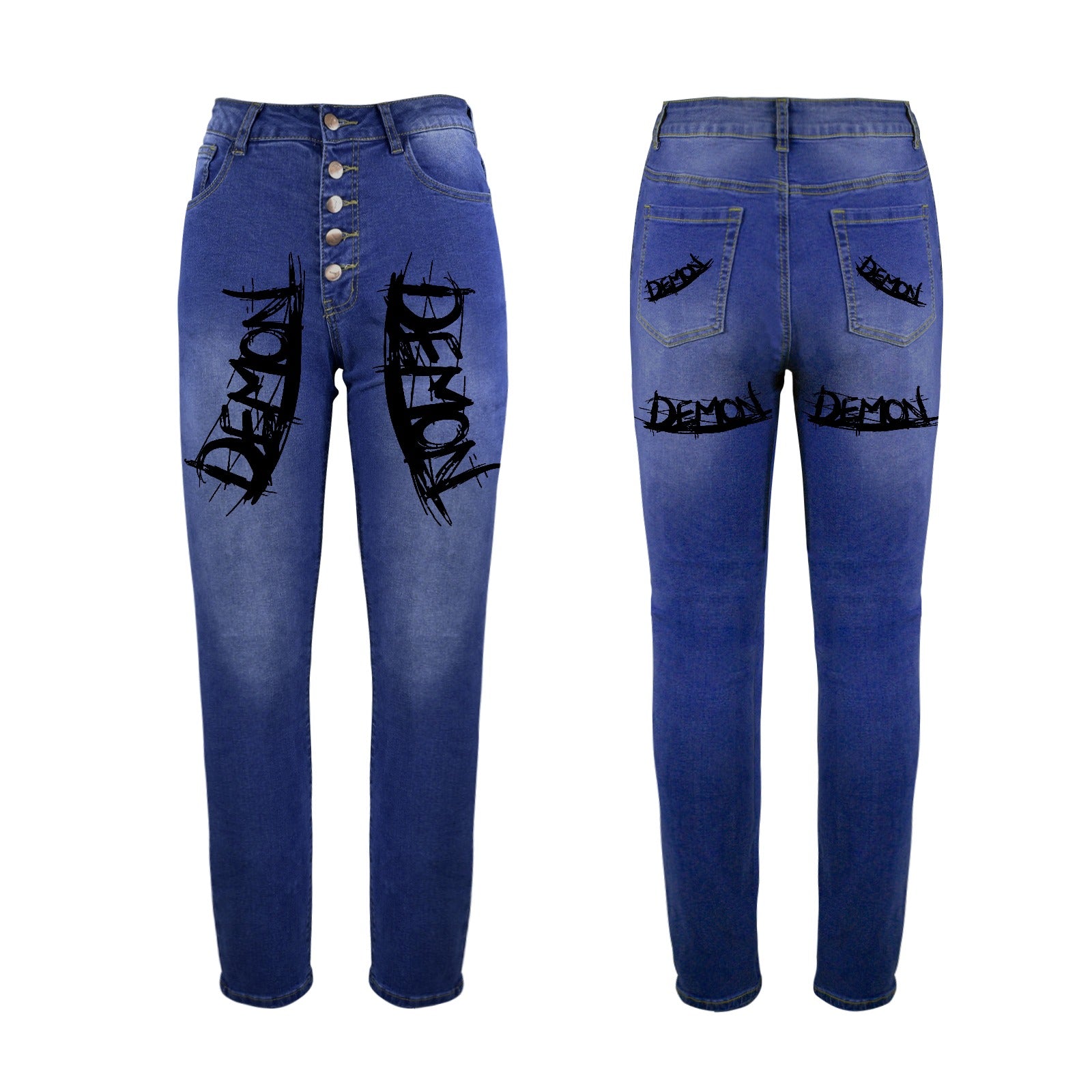 Demon Jeans - Stylish High-Quality Denim Pants for Men & Women | Perfect for Casual Wear, Night Out & Everyday Fashion