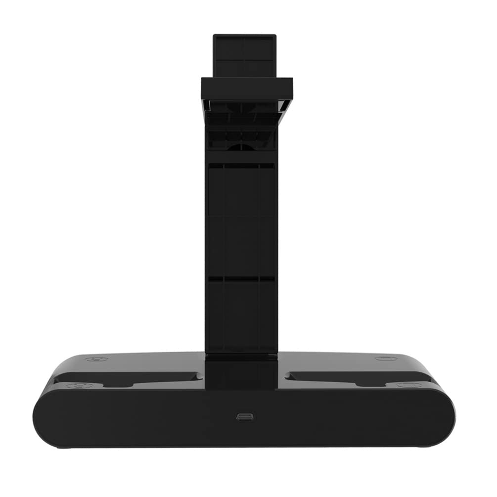 PSVR2 Controller Charging Station Stand - Dual Charging Dock for PlayStation VR2 Move Controllers & Headset Holder - VR2 Accessories for Gaming, Streaming & Virtual Reality Experiences