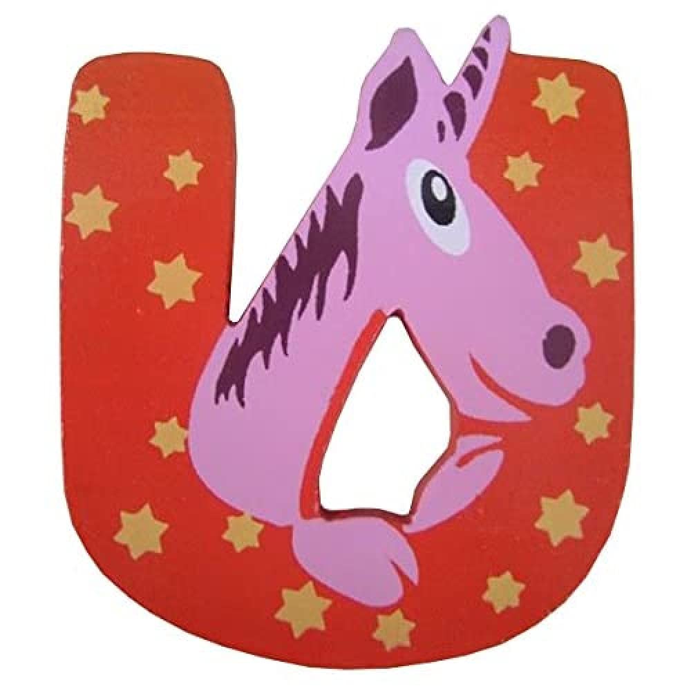 Legler Animal Letter U Kids Furniture - Fun & Educational Wooden Alphabet Chair for Children's Room, Playroom, or Classroom Decor
