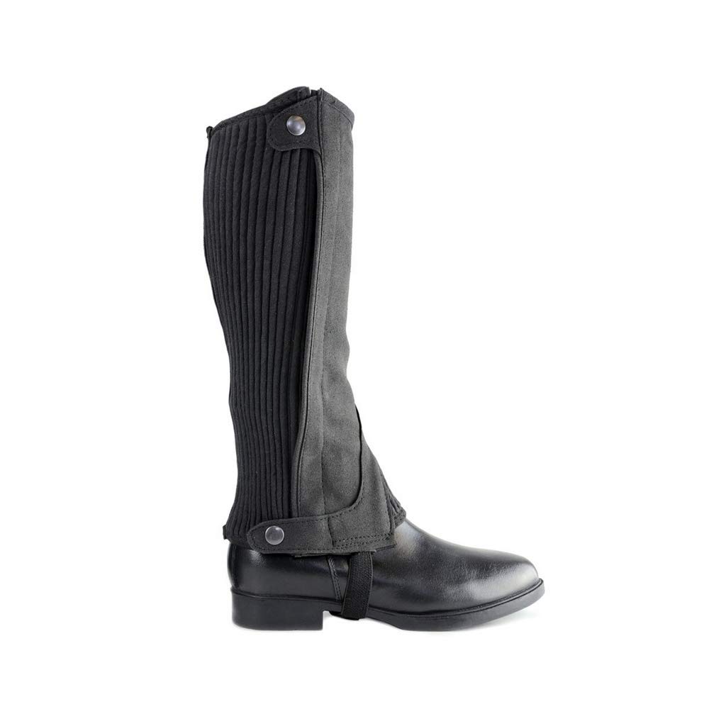 HyLAND Kids Amara Gaiters - Large Size, Black - Perfect for Outdoor Adventures, Hiking, and Winter Play