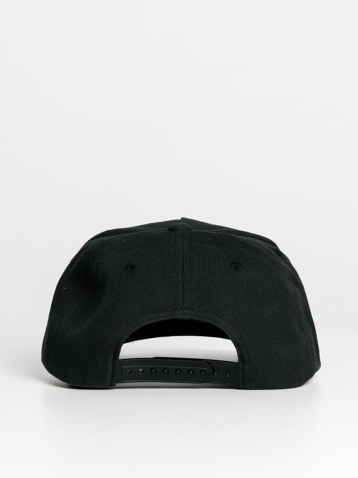 Brixton Crest C MP Black Snapback Hat for Men - Stylish Adjustable Baseball Cap for Casual Wear, Street Fashion, and Outdoor Activities