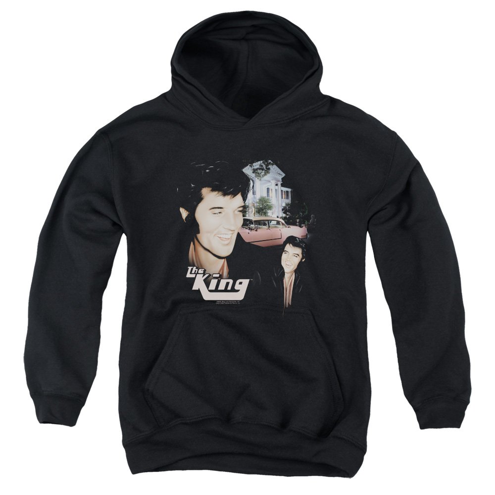 Elvis Presley Youth Home Sweet Home Pullover Hoodie - Vintage Music Sweatshirt for Men & Women - Perfect for Concerts, Gifts & Casual Wear